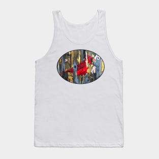 Deep Woodland Cardinal Tank Top